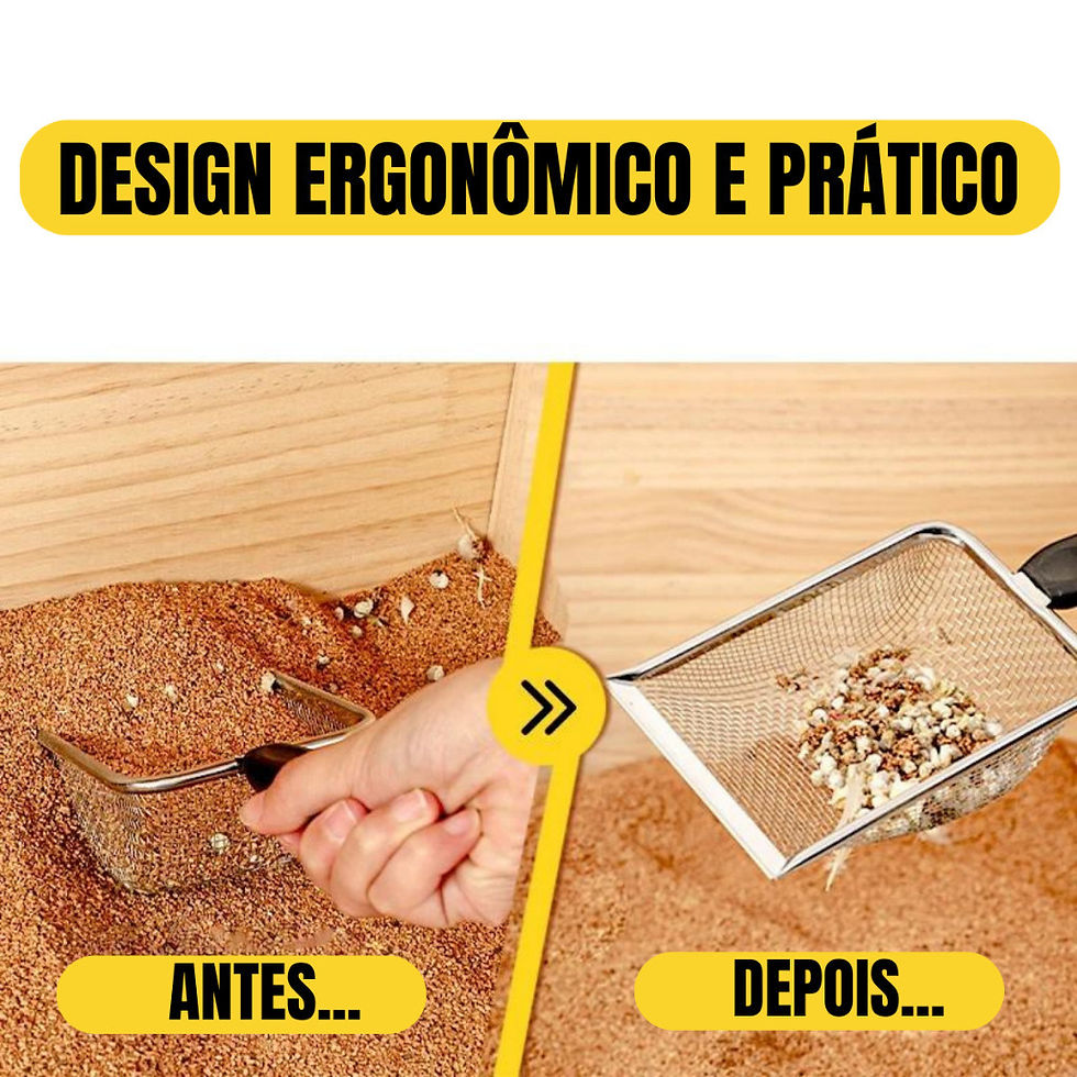 Miniatura: Pá de Areia em Aço Inoxidável com Malha Fina