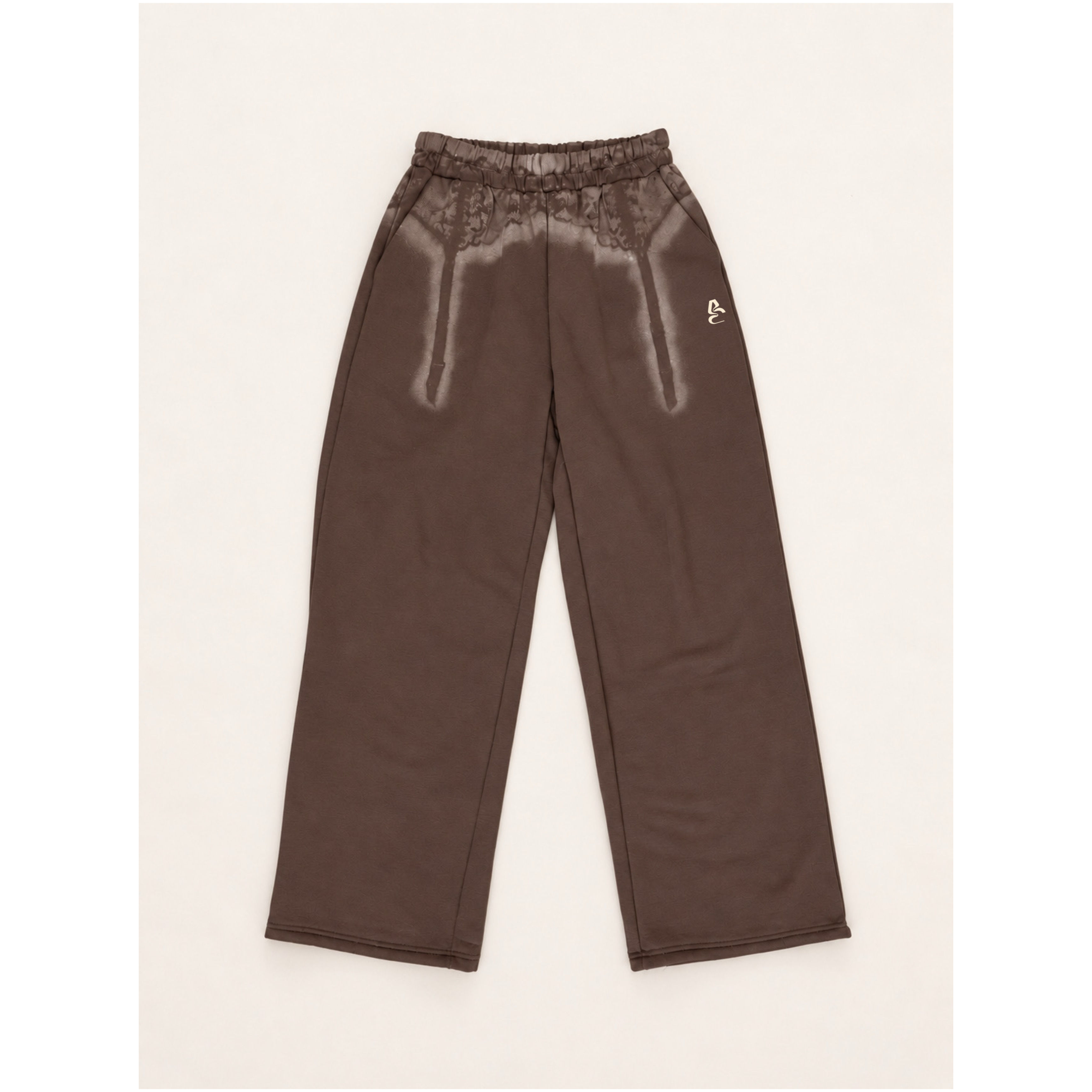 Brown Suspender Joggers