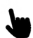 ボタンを押す手のイラスト