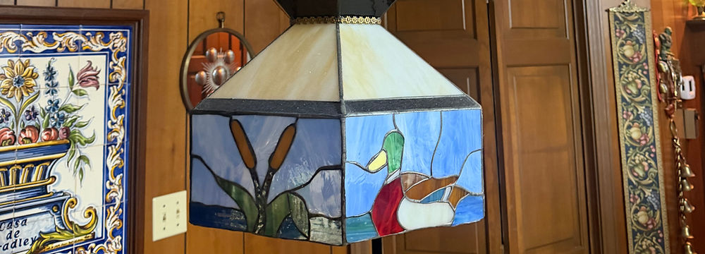 stained glass fixture