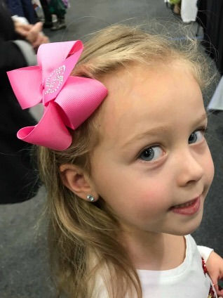 Thumbnail: Medium Light Pink Initial Bow