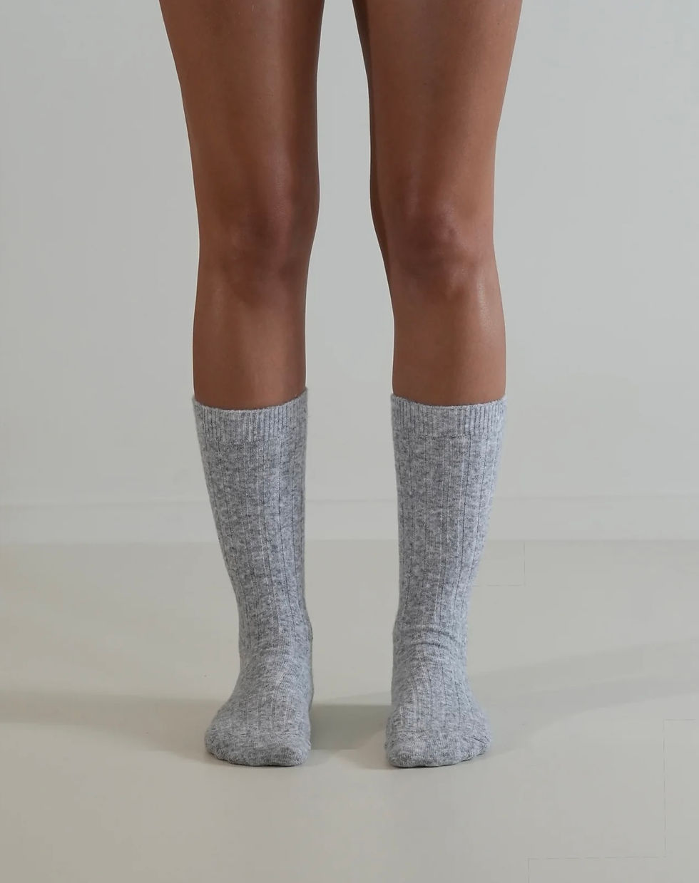Thumbnail: Luxe Wool Cashmere Socks - X Long