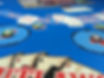 poker chips and cards on table in a casino