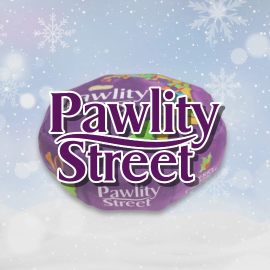 Thumbnail: Christmas dog toy -funny dog gift . Plush dog toy for Christmas - Pawlity Street.