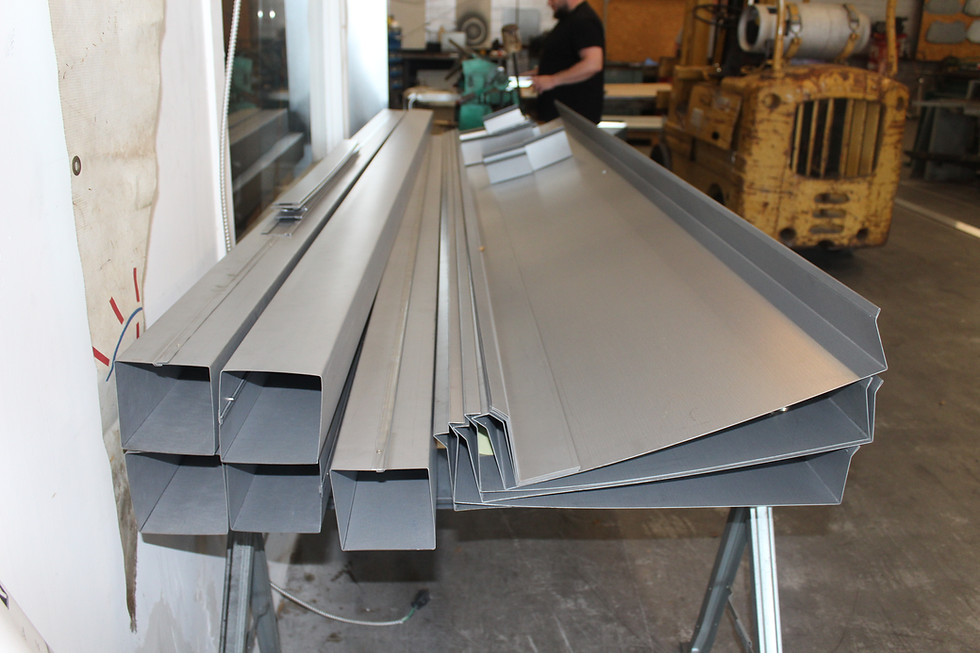 Custom flashing available. Send us your dimensions and ask about our color chart. 