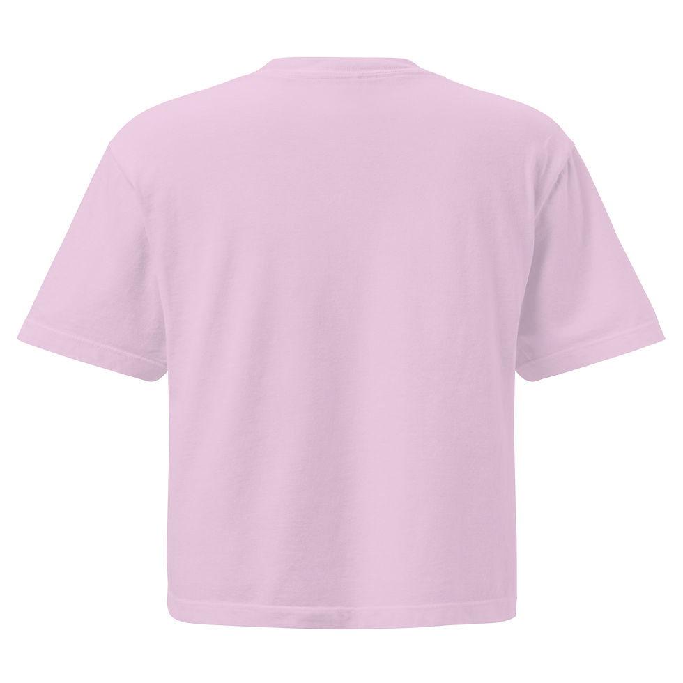 Thumbnail: Light pink t-shirt, back view