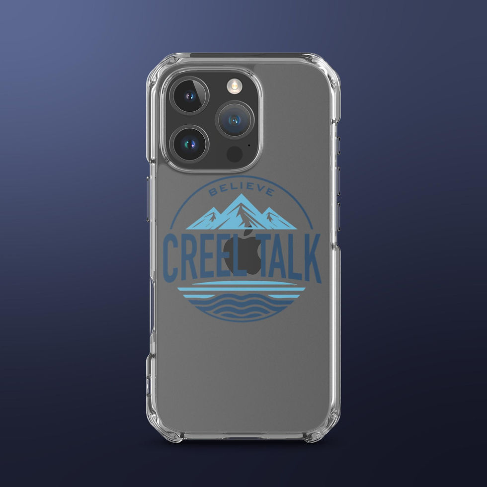 Thumbnail: iPhone with clear case and CREG TALK logo