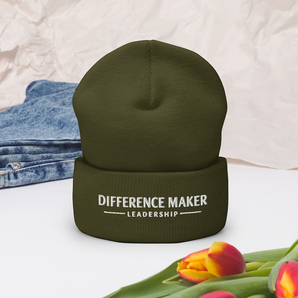 Thumbnail: Difference Maker Leadership - Cuffed Beanie 
