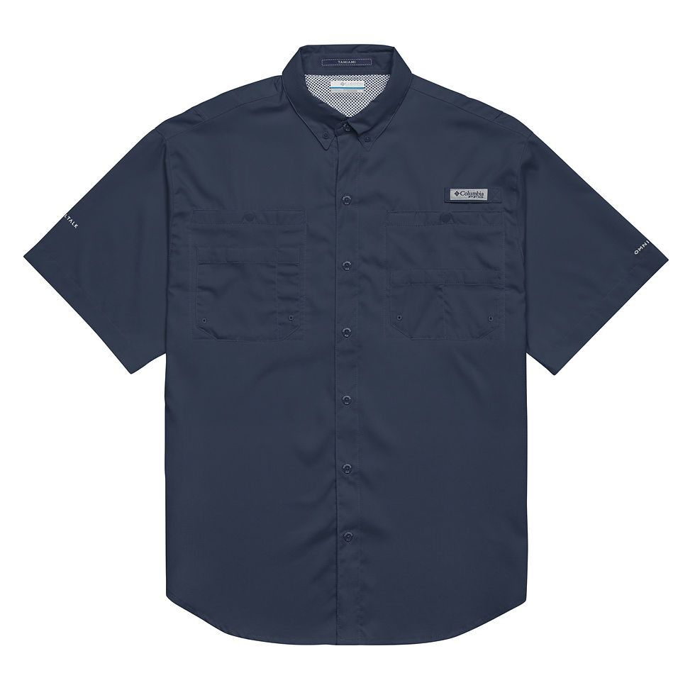 Thumbnail: Creeltalk Men’s Columbia short sleeve button shirt