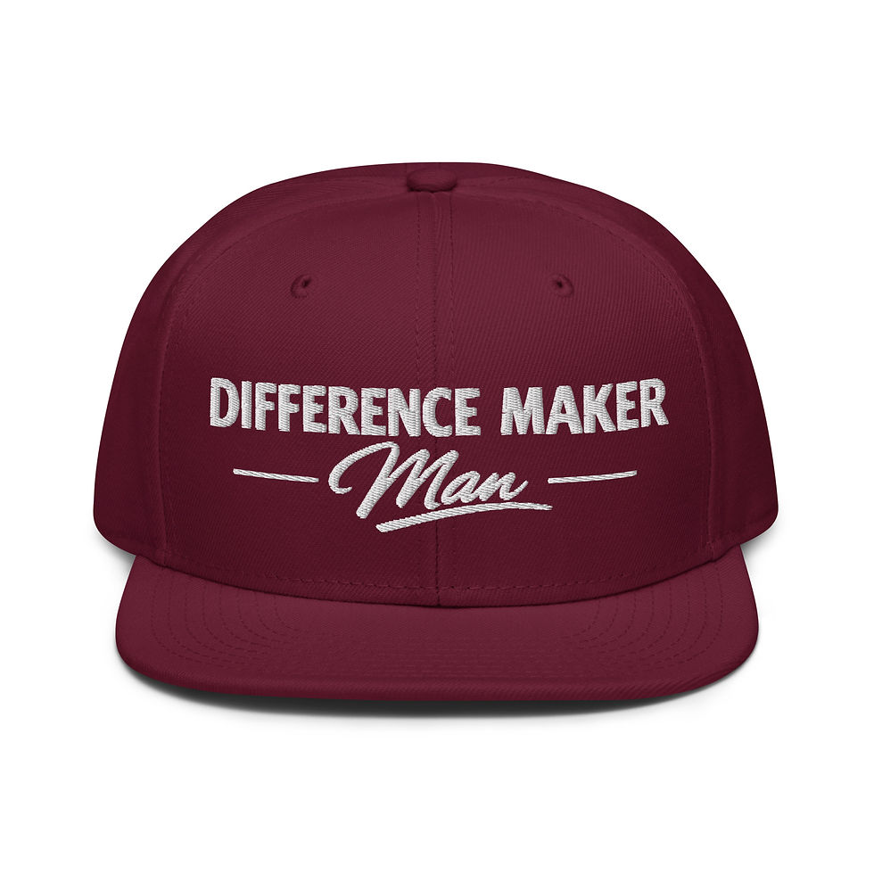 Thumbnail: Difference Maker Man - Snapback Hat
