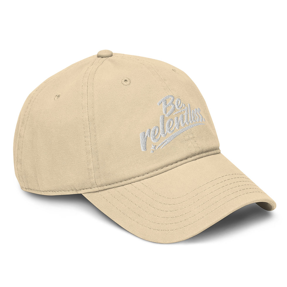 Thumbnail: Be Relentless - Garment washed baseball cap