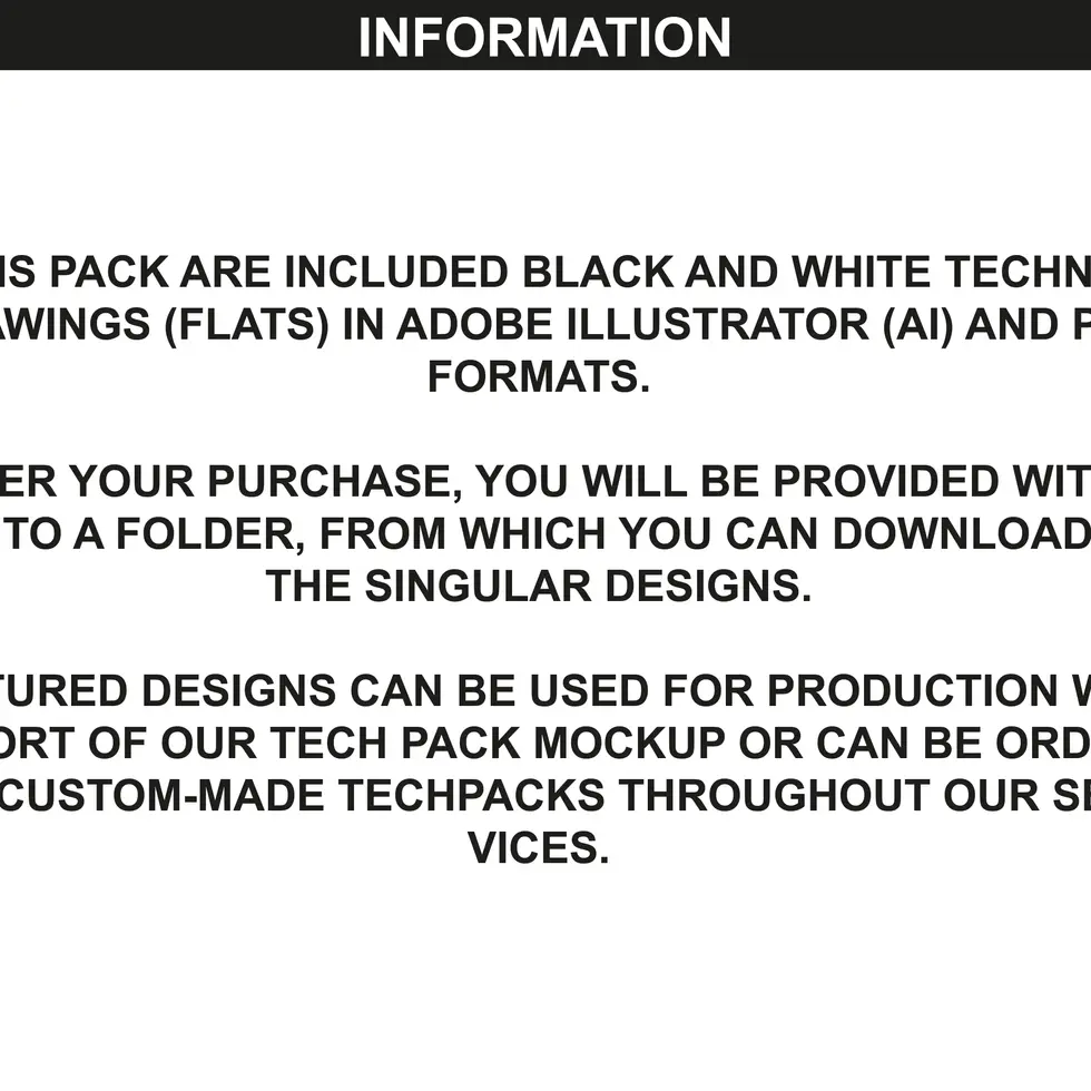 Information panel explaining formats and download access in the fupstudio Kidswear Mockups bundle