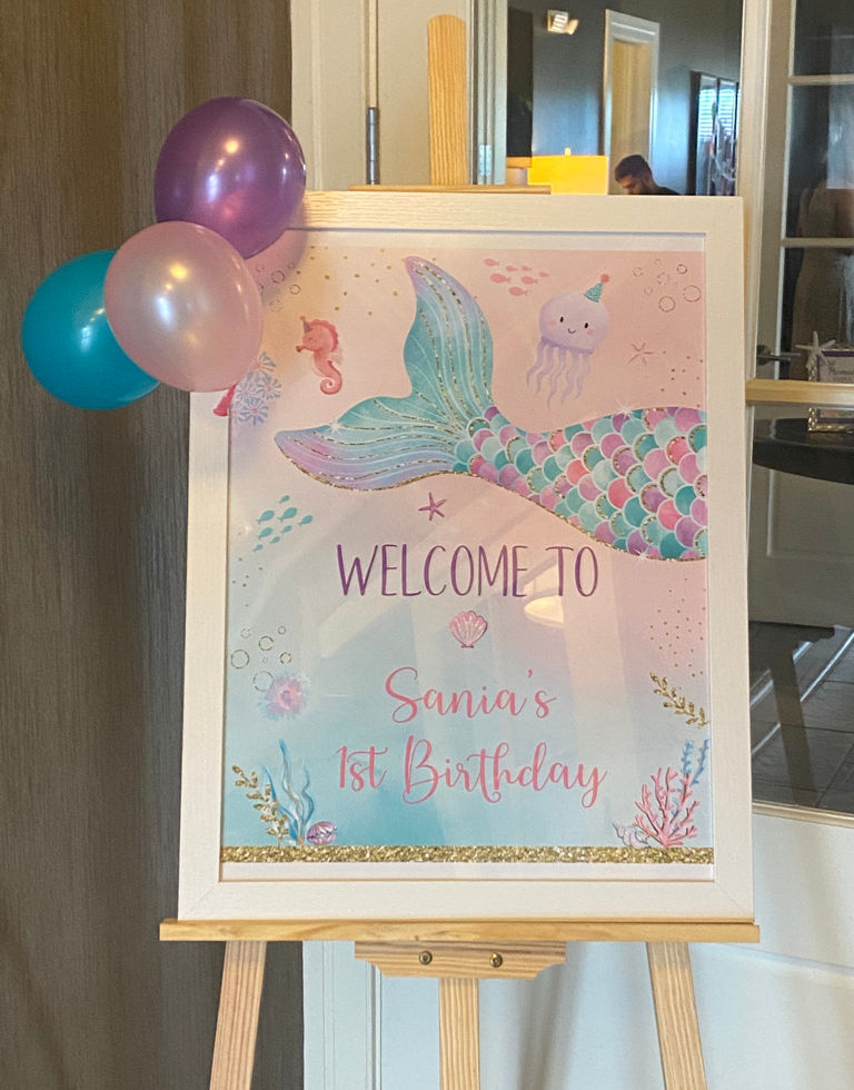 Mermaid 1st Birthday Party