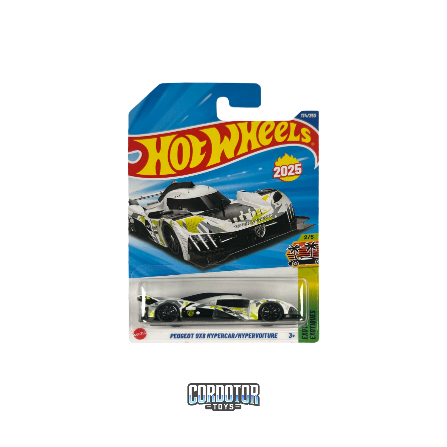 Hot Wheels - Peugeot 9x8 Hypercar/Hypervoiture