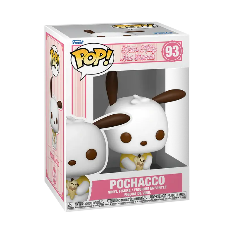 Figura Funko Pop Hello Kitty & Pochacco con Helado, edición especial Sanrio, en su caja original.