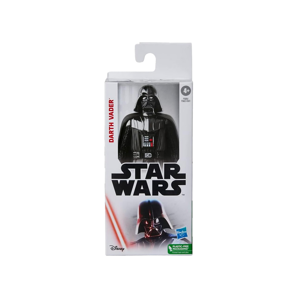 Figura de acción Star Wars Darth Vader de 6 pulgadas, en su empaque original.