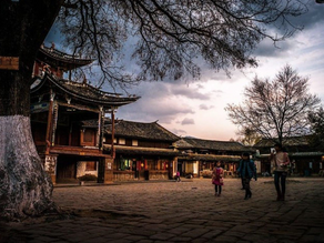 Sideng Square still feels like the heart of an old trading town.