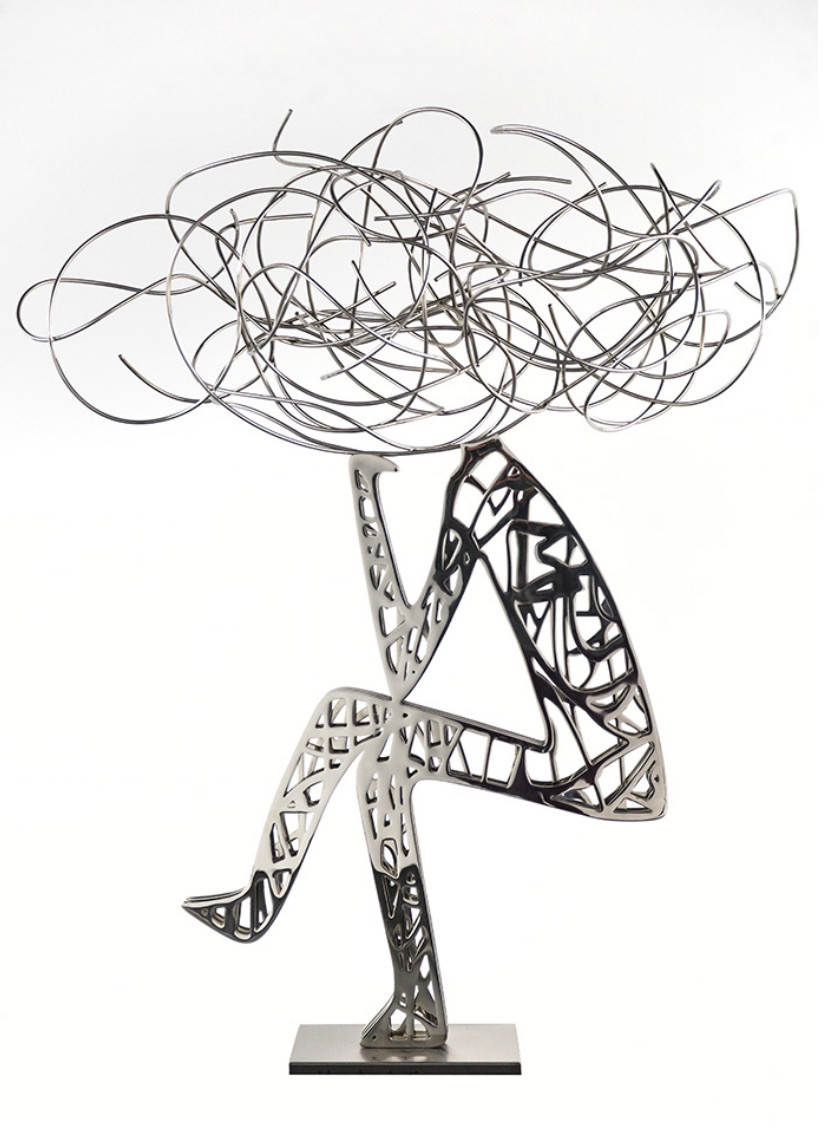Sculpture by Lebanese artist, Nadim Karam