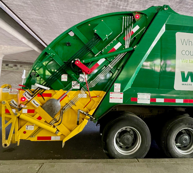 New garbage truck in Portland, OR