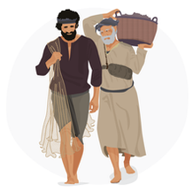 Historically researched biblical character illustrations created for an online Christian ministry. The collection features stylised yet historically inspired Bible figures designed for teaching resources, presentations, websites, social media and digital ministry, combining custom illustration with authentic historical research.