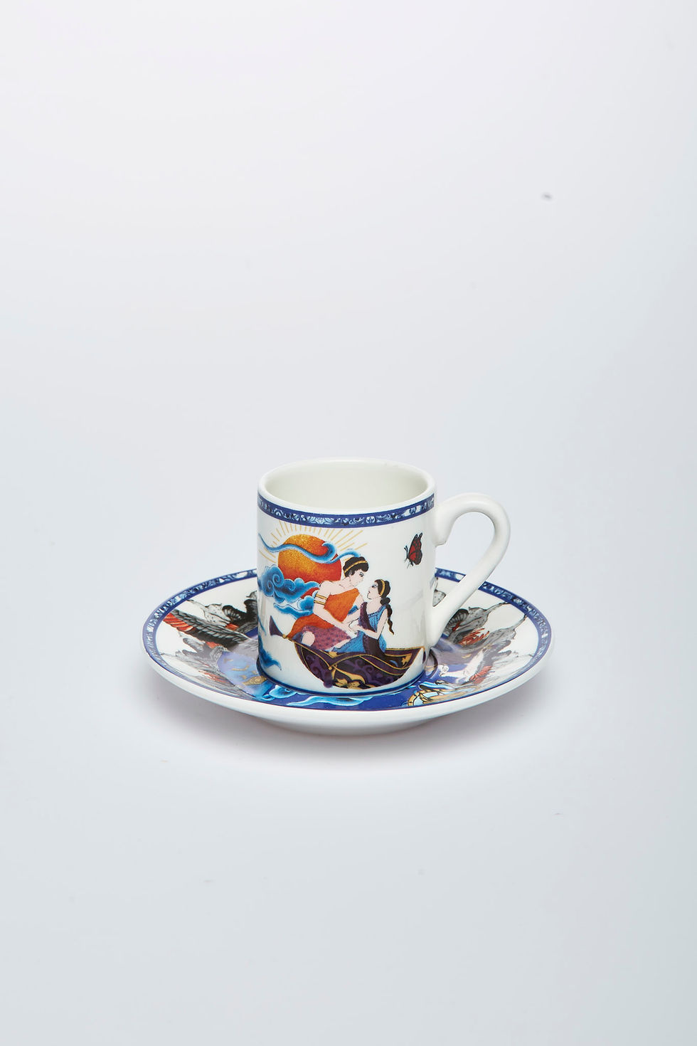 Thumbnail: 1001 Nights Tales Set Of 6  (Sea&Sky&Terra) Coffee Cup & Saucer Set