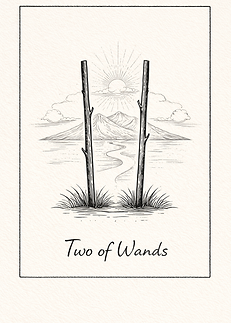 TWO OF WANDS