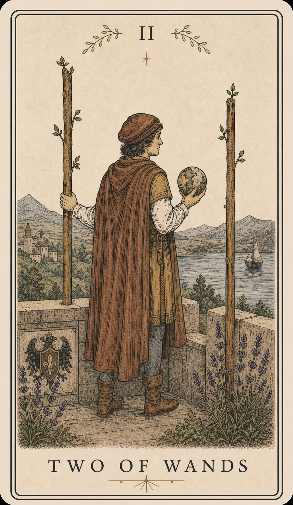 TWO OF WANDS