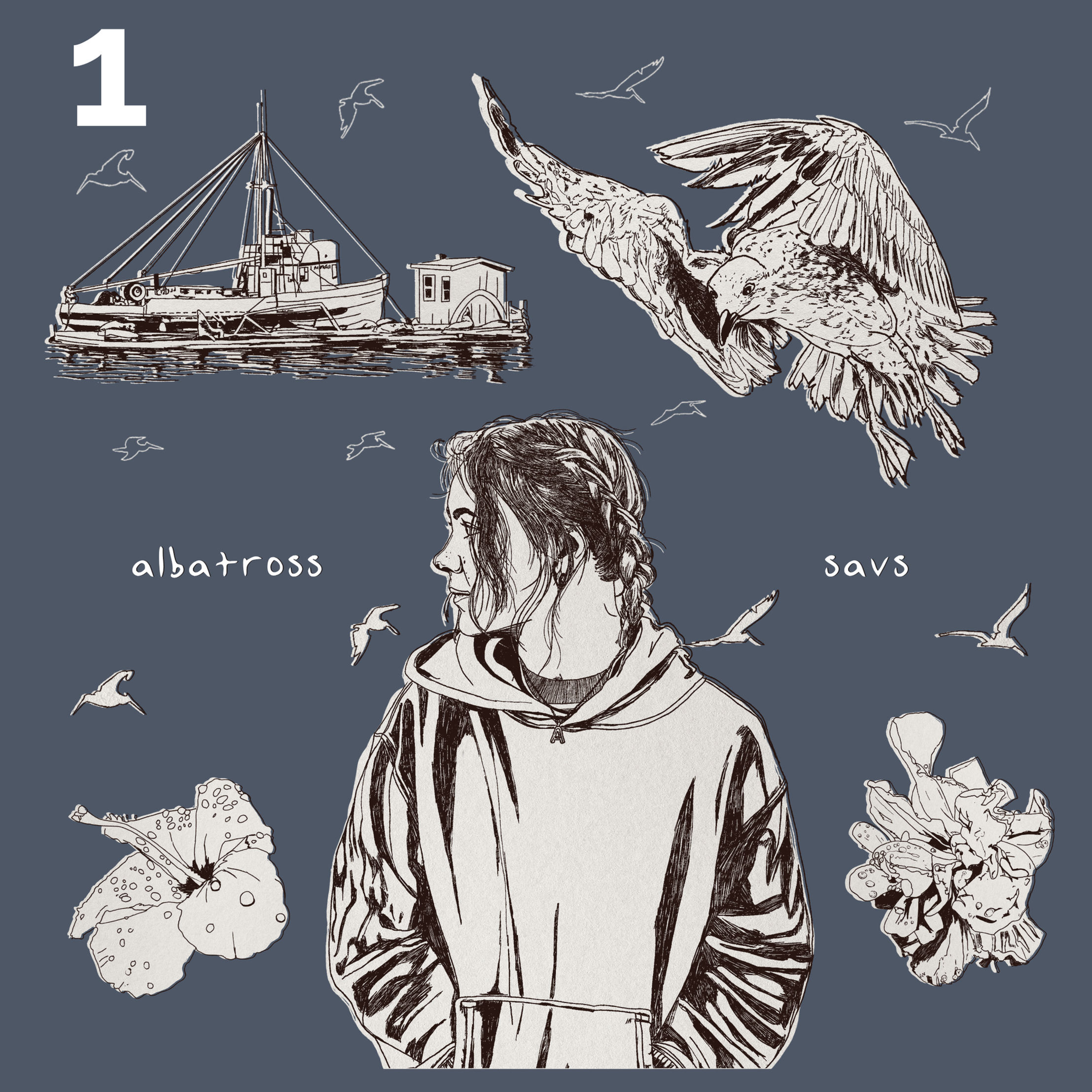 albatross stickers