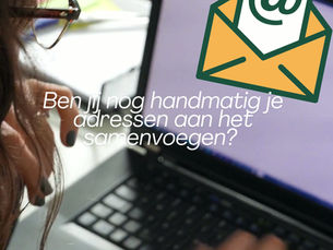 Ben jij nog steeds handmatig je adressen aan het samenvoegen?