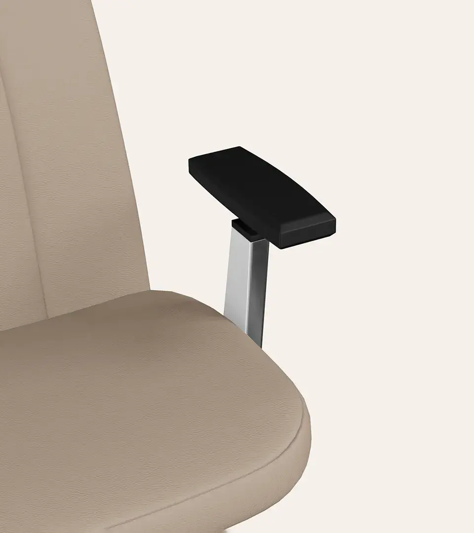 Thumbnail: Godrej Thrill Executive Full Back Leatherette Executive Office Chair