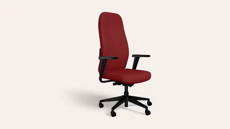 Thumbnail: Godrej Versa Canvas HighBack Knitted Fabric Workstation Office Chair
