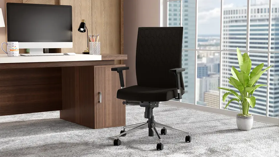 Godrej Prime Full Back Knitted Fabric Workstation Office Chair