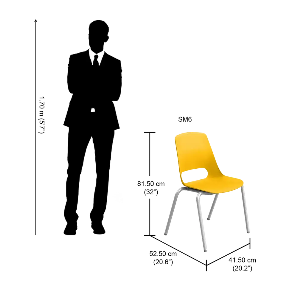 Thumbnail: Godrej Shine Universal Cafeteria Chair