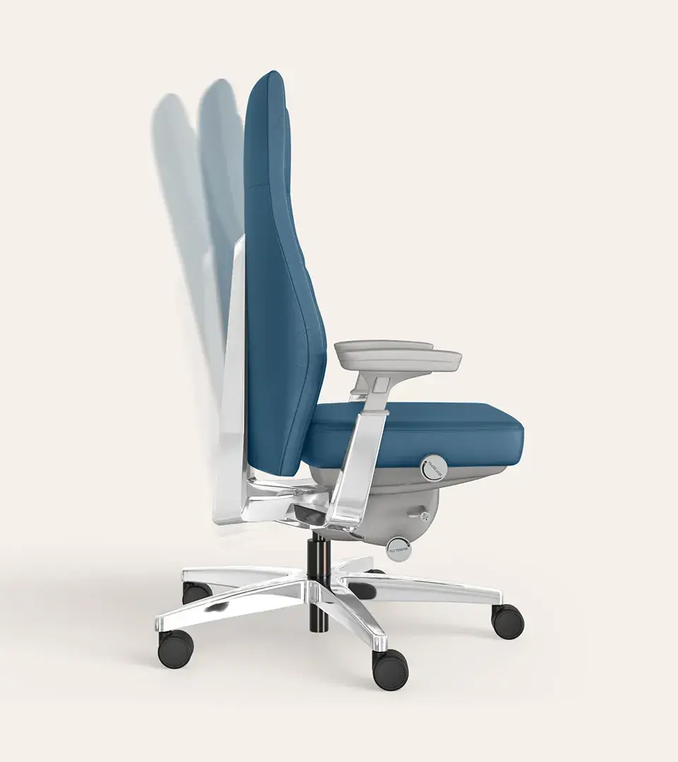 Thumbnail: Godrej Posture Perfect 2 Premium Leather High Back Executive Office Chair