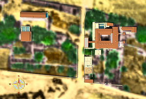 All nine Jesus Hilfe cisterns, 1909  Photo and computer-generated models by Mike Horton .j