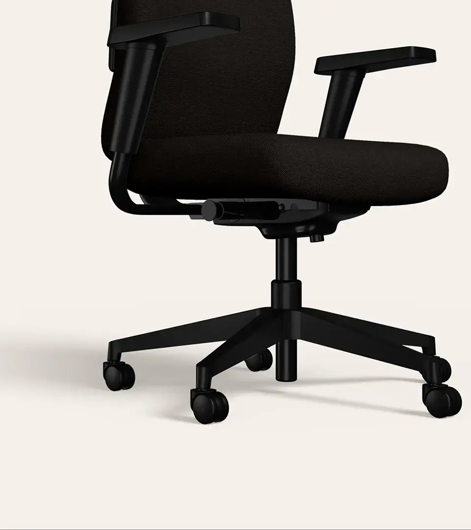Thumbnail: Godrej Versa Canvas HighBack Knitted Fabric Workstation Office Chair