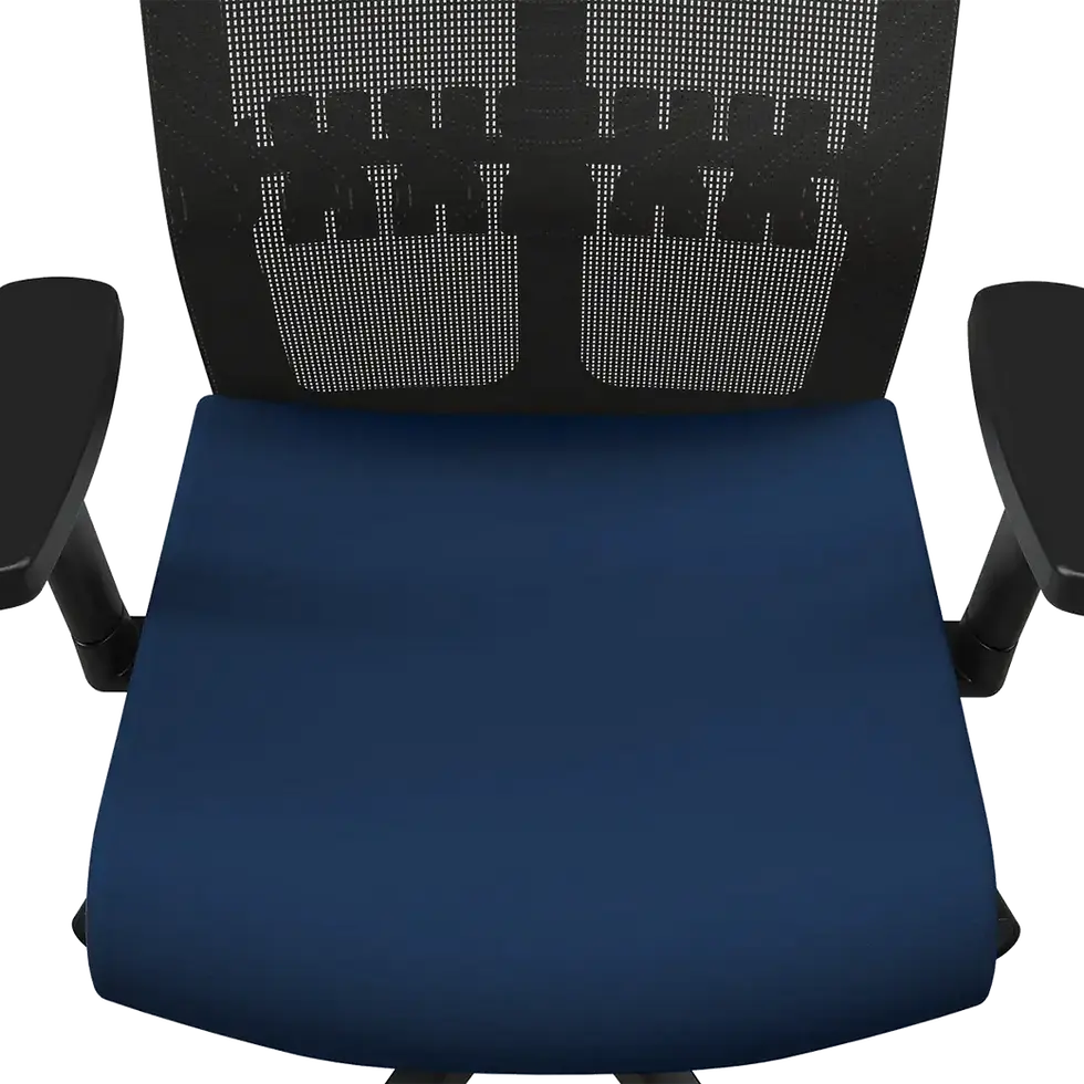 Thumbnail: Godrej Aero High Back Chair Prussian Blue