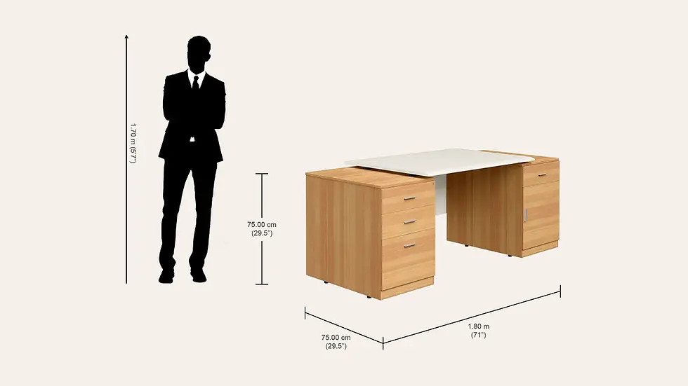 Thumbnail: Godrej Trident Senior Executive Office Desk