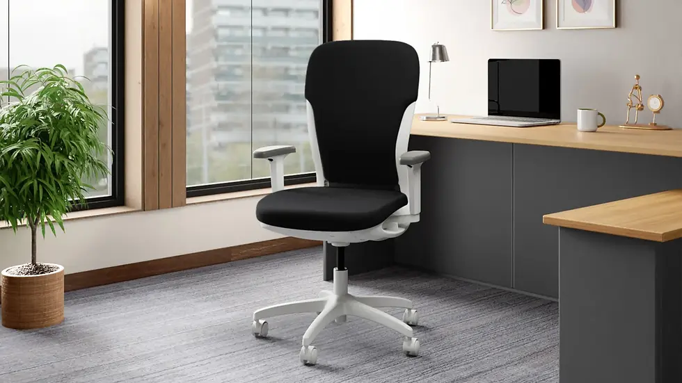 Godrej Motion Cushion Full Back Knitted Fabric Workstation Chair