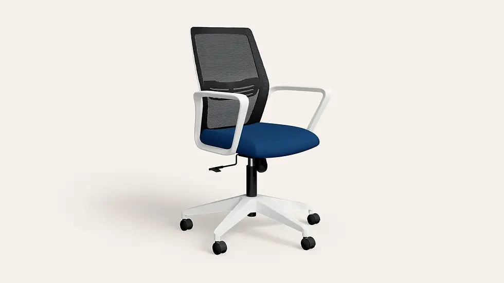 Godrej Vurv Mid Back Knitted Fabric Mesh Ergonomic Study Chair