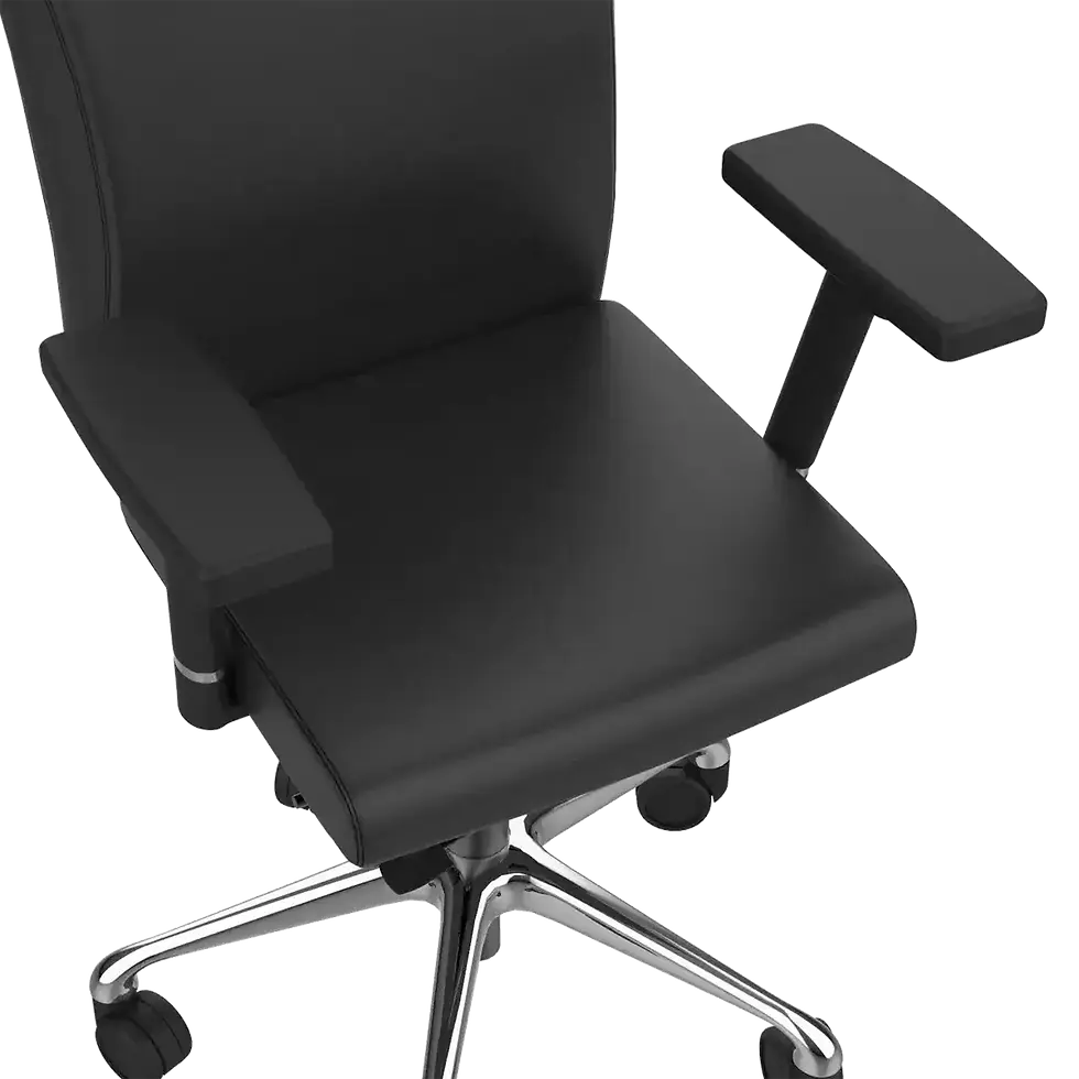 Thumbnail: Godrej Beat High Back Chair with Seat Slide