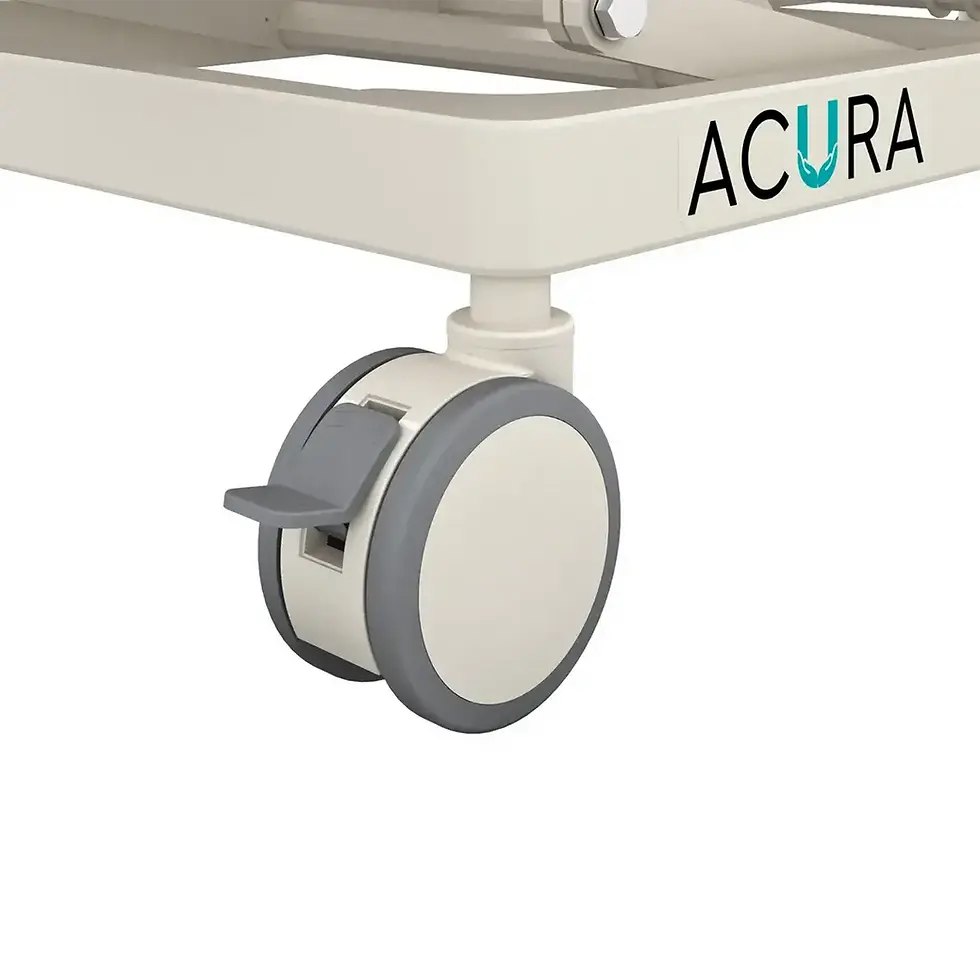 Thumbnail: Acura Motorised 5 Function XP Bed for ICCU. Single Wheel in Multiple Colours