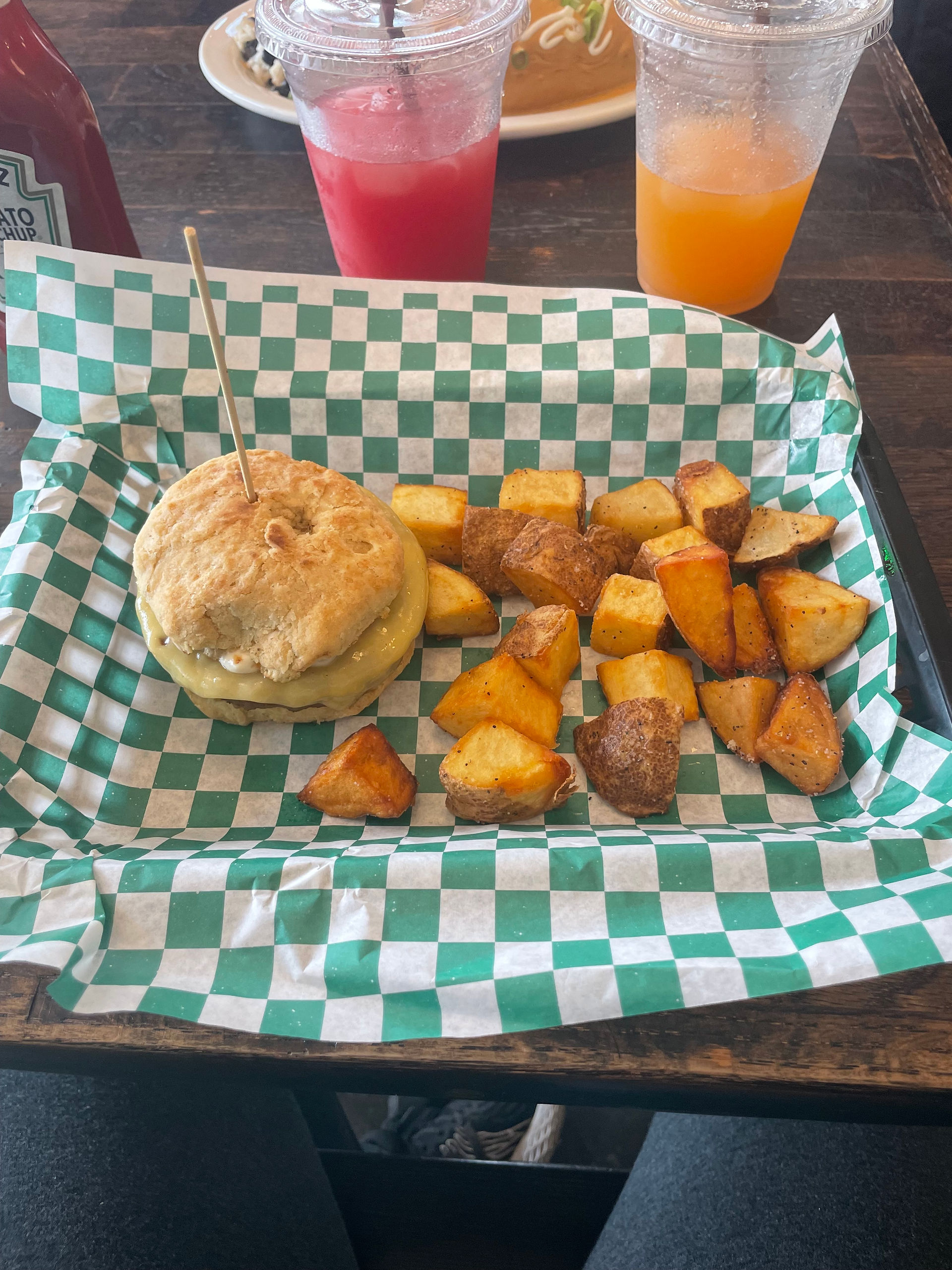Sausage and Cheese Biscuit