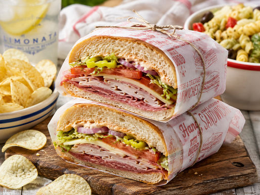 Easy Italian Hoagie Sandwiches with Creamy Pepper Spread (& Hoagie Salad Version)