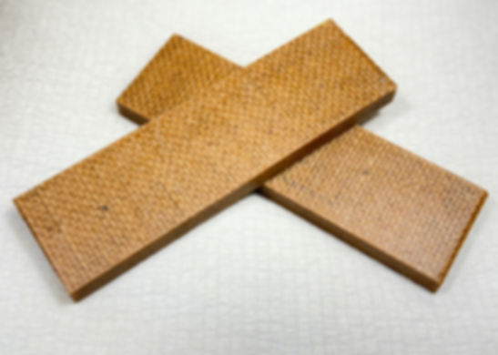 Burlap Micarta Scales, Natural Color