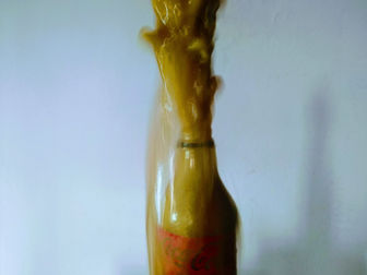 Elementary school science project: How to make a Soda Geyser Experiment