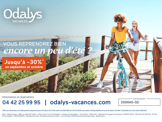 ÉTÉ INDIEN : jusqu'à 30% en septembre et octobre