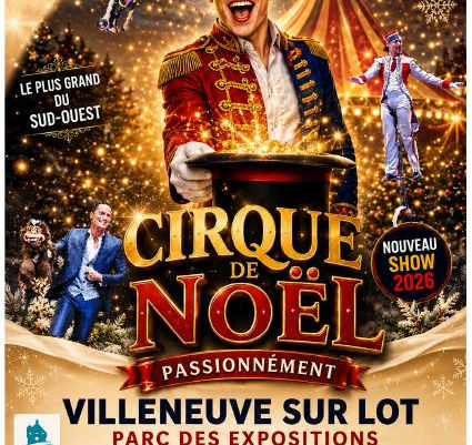 Nouveauté : La Srias vous fait bénéficier de prix pour le cirque de Noël le vendredi 27 novembre 2026 à 20 heures