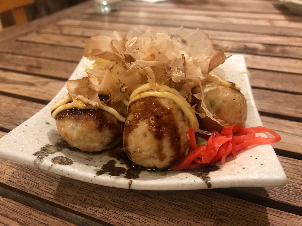 Tako Yaki Octopus Balls appetizer sango kura japanese ramen delaware water gap