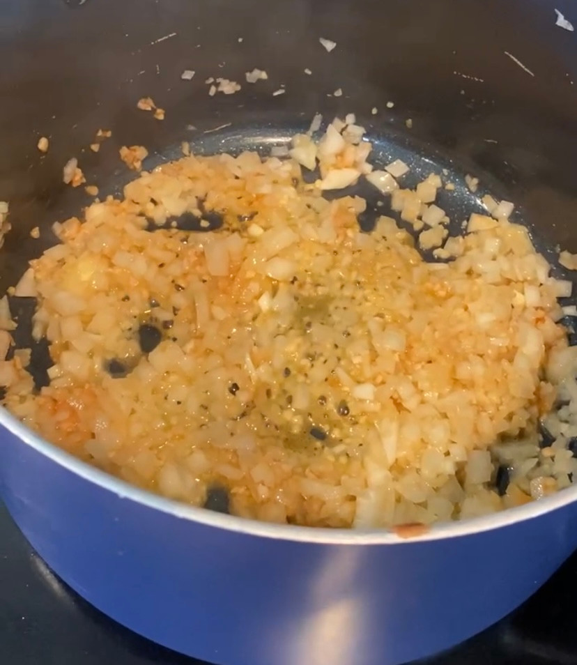 Onions and garlic for no sauce added marinara sauce